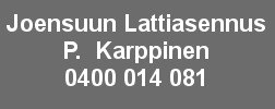 Joensuun Lattia-Asennus P Karppinen logo